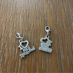 I Love My Wife, Husband Silver Charms